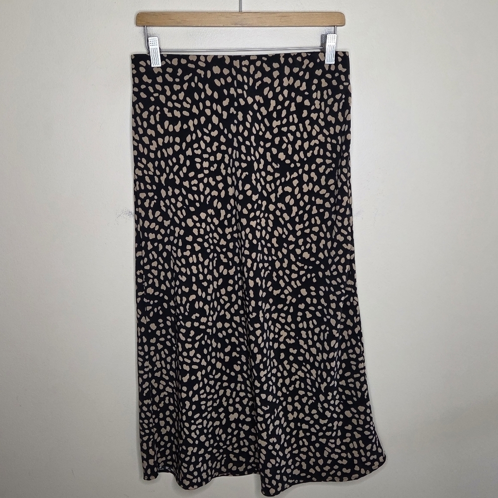 Sanctuary A-line Midi Skirt in Leopard Cheetah Animal Print Size Large
